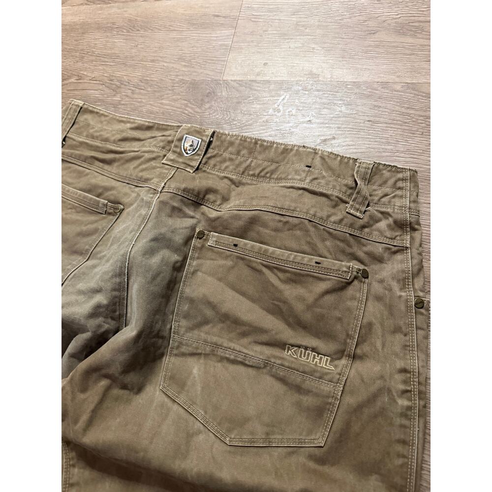 KÜHL Crag Series Outdoor Hiking Work Pants Khaki Stretch Utility 36x30 - Picture 3 of 7